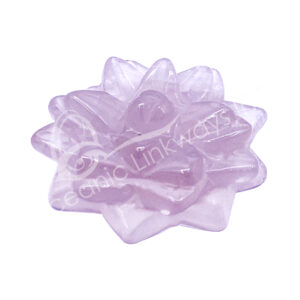 Rose Quartz Lotus Carving
