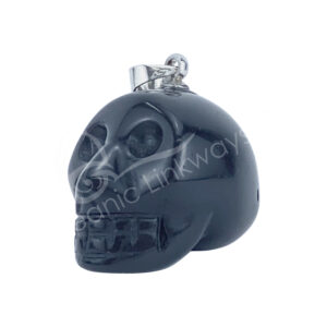 Black Obsidian Skull Pendant