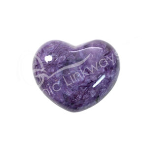 Polished Charoite Heart