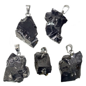 Rough Shungite Noble Pendant