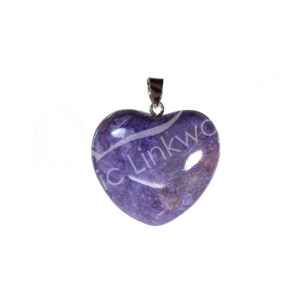 Charoite Heart Pendant