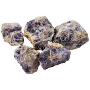 (CLOSE OUT) ROUGH - AMETHYST, CHEVRON 1.5-3''