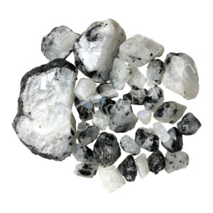 (CLOSE OUT) ROUGH - MOONSTONE, RAINBOW EX 1-3"