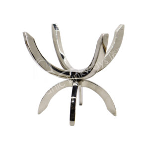 Silver Brass Tripod Stand for Sphere