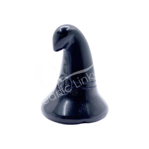 Black Obsidian Witch's Hat with Engraved Pentacle (Pack of 2)