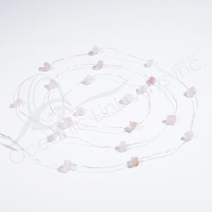 Rose Quartz Beads LED Light String