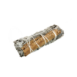 White Sage and Cinnamon Smudge Stick