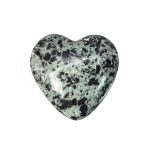 Polished Dalmatian Jasper Heart
