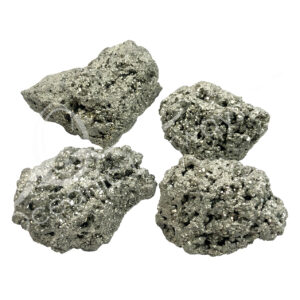 (CLOSE OUT) ROUGH - PYRITE ROSADO 3-4"
