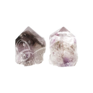Amethyst Smoky with Inclusions Top Polished