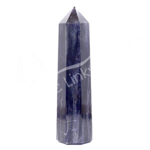 Polished Blue Sapphire Aventurine Obelisk 6 Sides