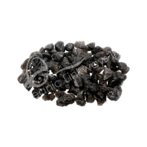 (CLOSE OUT) ROUGH - AGNI MANITITE, BLACK WITH TRANSPARENCY 1-1.5"