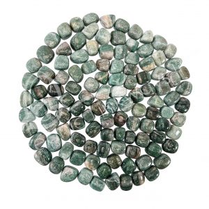 Green Aventurine with Quartz Tumbled Stones