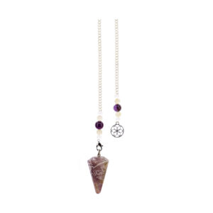 Super 7 Hexagonal Pendulum with Seed of Life Charm