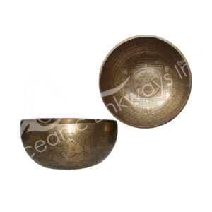 Sri Yantra High Quality Handmade Singing Bowl 5″ Diameter