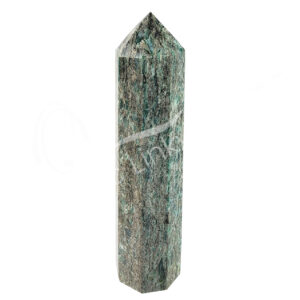 Polished Actinolite with Dolomite Obelisk