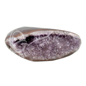 Amethyst in Agate Polished with Druse