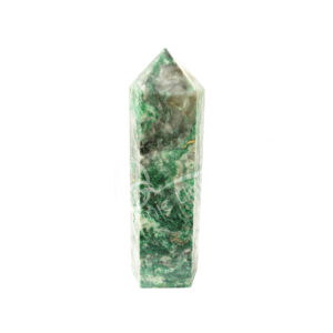 Polished Dark Green Obelisk 6 Sides