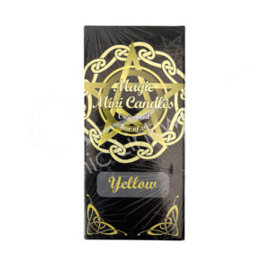 Yellow Unscented Mini Candles 4.75-5"H X 0.5" Diameter Pack of 20