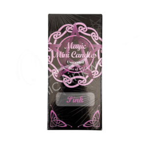 Pink Unscented Mini Candles 4.75-5"H X 0.5" Diameter Pack of 20