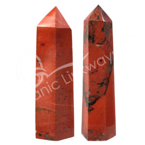 Polished Breciated Jasper 6 Sides Square Obelisk