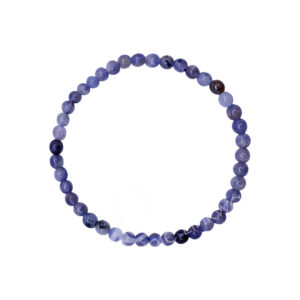BRACELET - IOLITE (3-4 MM) 7.15-7.25"