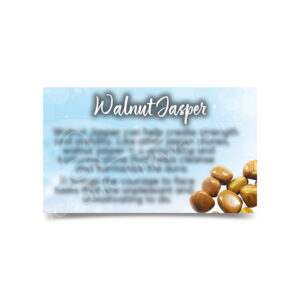 (CLOSE OUT) MARKETING CARD - JASPER, WALNUT (PK 50) 2X3"