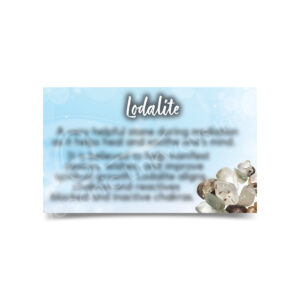 (CLOSE OUT) MARKETING CARD - LODOLITE (PK 50) 2X3"