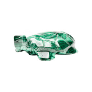 Malachite Turtle Carving