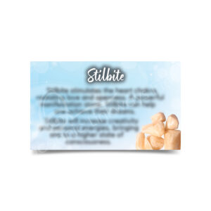 (CLOSE OUT) MARKETING CARD - STILBITE (PK 50) 2X3"