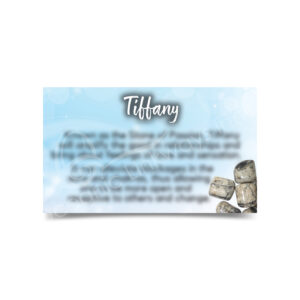 (CLOSE OUT) MARKETING CARD - TIFFANY STONE (PK 50) 2 X 3"