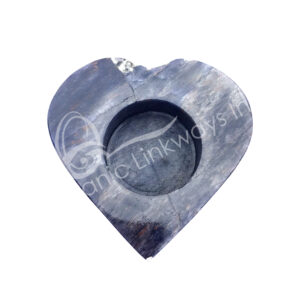 Blue Aventurine Heart-Shaped Tealight Holder