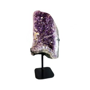 Amethyst A Druse on Metal Stand