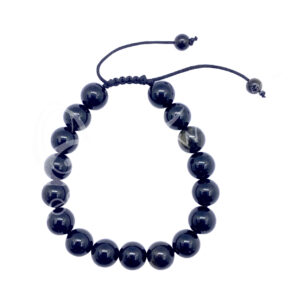 Adjustable Golden Sheen Obsidian Bracelet (10 mm) 7-11"