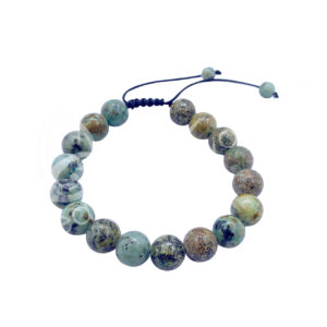 BRACELET - ADJUSTABLE TURQUOISE, AFRICAN (10 MM) 7-11"