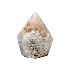 Grape Agate with One Natural Side Obelisk
