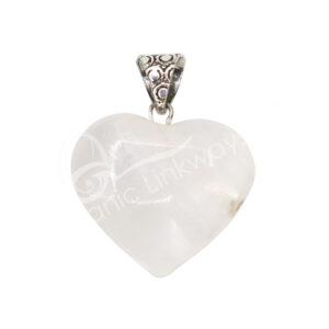 Selenite Heart Pendant (Pack of 6)