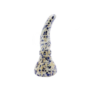 Dalmatian Jasper Witch's Broom Carving (Pack of 2)