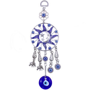 EVIL EYE HANGING - CELESTIAL 8.25"L