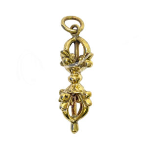 (CLOSE OUT) PENDANT - NEPALESE BRASS DORJE (PK 3) 1.5"