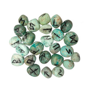 RUNE SET - TURQUOISE, INCA 10 MM