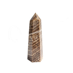 Polished Brown Aragonite Obelisk