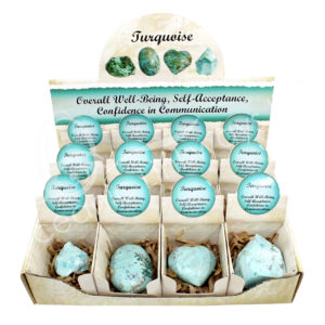 Inca Turquoise Pop-Up Display Box Set of 12