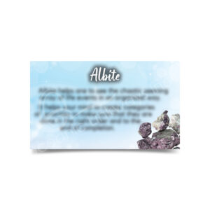 (CLOSE OUT) MARKETING CARD - ALBITE (PK 50) 2X3"