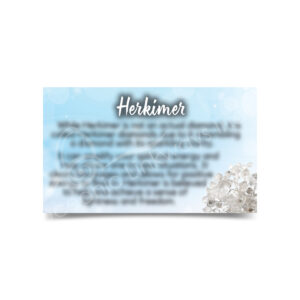 (CLOSE OUT) MARKETING CARD - HERKIMER (PK 50) 2X3"