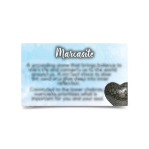 (CLOSE OUT) MARKETING CARD - MARCASITE (PK 50) 2X3"