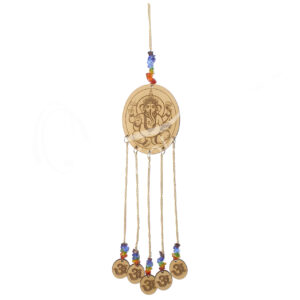 HANGING - WOOD GANESHA LASER ENGRAVED 16"