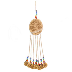 HANGING - WOOD CHAKRA LASER ENGRAVED 16"