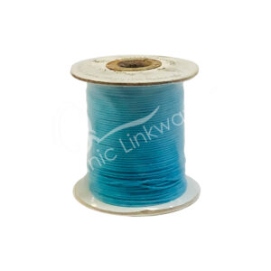 Sky Blue Waxed Cotton Cord
