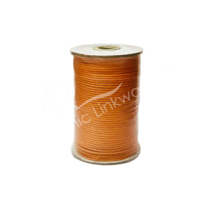 Orange Waxed Cotton Cord